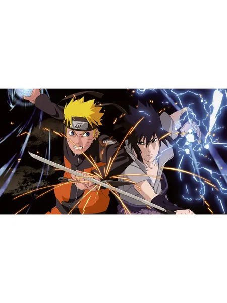 Naruto and Sasuke Poster Wall Art Style Home Decor Print (30x40 cm)