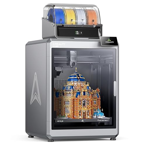 Creality K2 Plus Combo 3D Printer, Multicolor Printing Machine with 16 Colors, 600mm/s High-Speed Printing, Dual AI Camera for Monitoring, 300x300x350mm Build Volume& Filament System