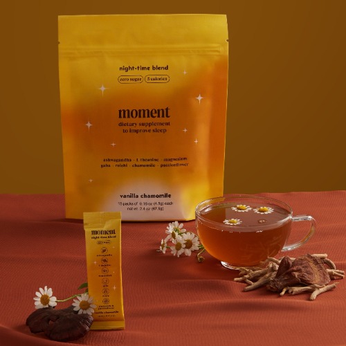 vanilla chamomile tea: night-time powder blend - 30 servings