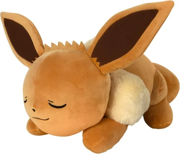 Pokemon Eevee Sleeping Plush - 18-Inch Premium Plush in Sleeping Pose