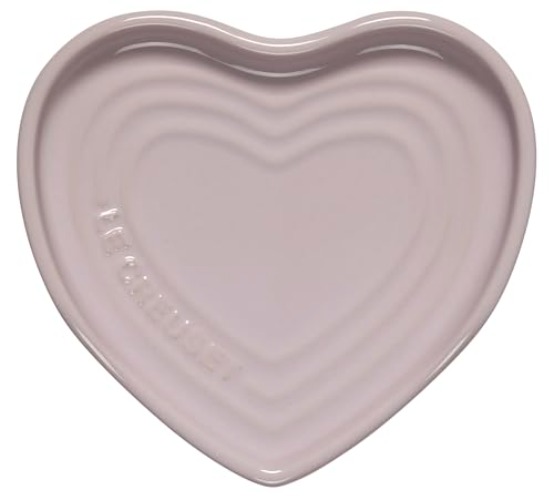 Le Creuset Stoneware Heart Shaped Spoon Rest, 5", Shallot - Shallot