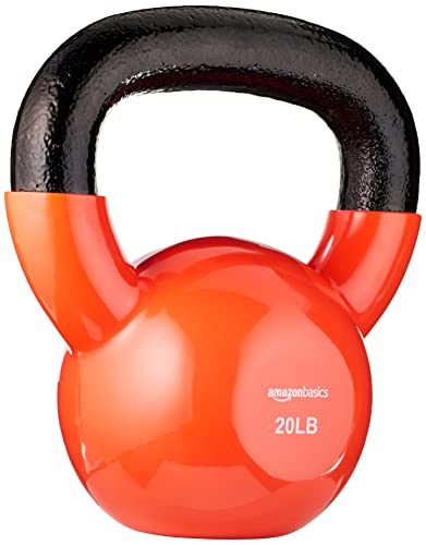 Amazon Basics Vinyl Kettlebell - 20 Pounds