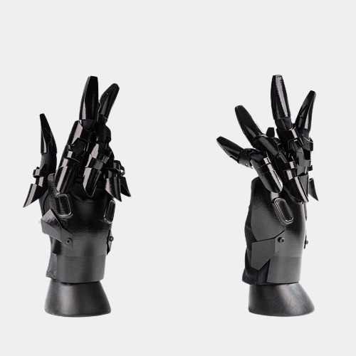 Cyberpunk Mechanical Gloves | Black / Women