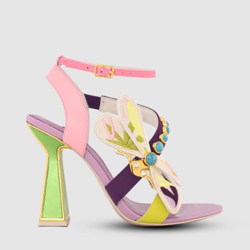 CECILE SANDALS | MULTIBRIGHTS / 41 / PURPLE