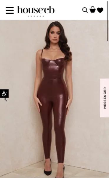 LIA RAISIN LATEX HIGH WAIST LEGGINGS