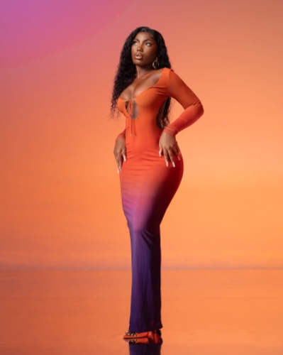"ETERNAL" Maxi Dress - Orange | UK 10