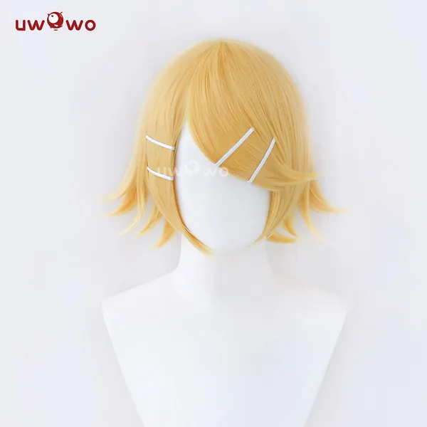 【Pre-sale】Uwowo V Singer Rin Cosplay Wig Short Yellow Hair