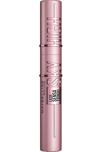 Maybelline New York Lash Sensational Sky High Mascara, Volumising & Lengthening Mascara, Washable Flake-Free Formula Infused with Bamboo Extract & Fibres, 7 ml, Shade: 01, Black - Black