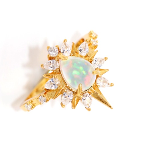 Josephine Opal Ring - Gold / 6