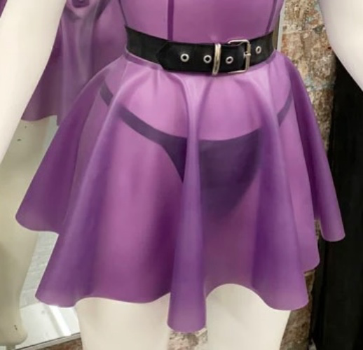 Látex Skater Skirt from Lady Lucie Latex