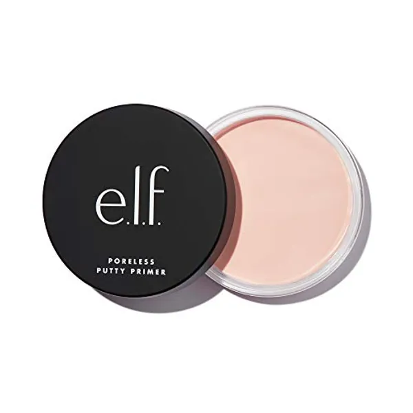 e.l.f. Poreless Putty Primer, Silky, Skin-Perfecting, Lightweight, Long Lasting, Smooths, Hydrates, Minimizes Pores, Flawless Base & Finish, All-Day Wear, Ideal for All Skin Types, 0.74 Fl Oz