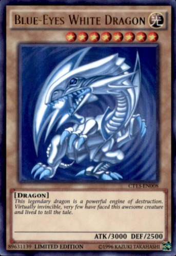 Yu-Gi-Oh! - Blue-Eyes White Dragon (CT13-EN008) - 2016 Mega-Tins - Limited Edition - Ultra Rare by Yu-Gi-Oh! - 