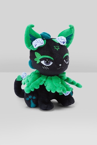 Element Cats: Earth Plush Toy | One Size / Black / 100% Polyester
