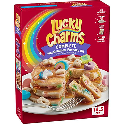 Betty Crocker Lucky Charms Pancake Kit, Baking Mix, 14.5 oz