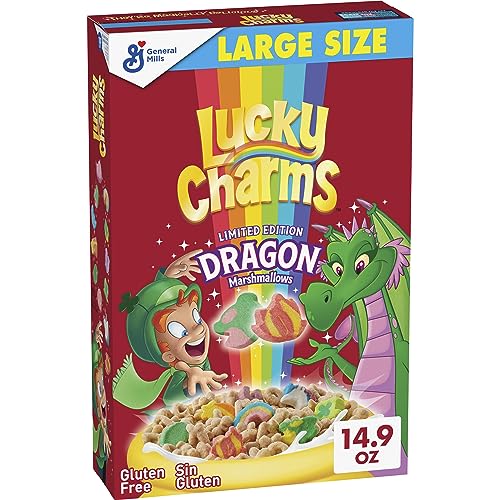 Lucky Charms Frosted Toasted Oat Cereal with Marshmallows, 422g