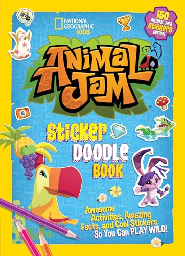 Animal Jam Sticker Doodle Book