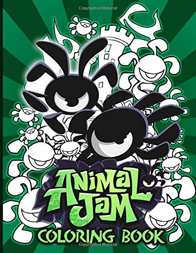 Animal Jam Coloring Book: Featuring Fun And Relaxing Coloring Books For Kids And Adults Perfect Gift Birthday Or Holidays