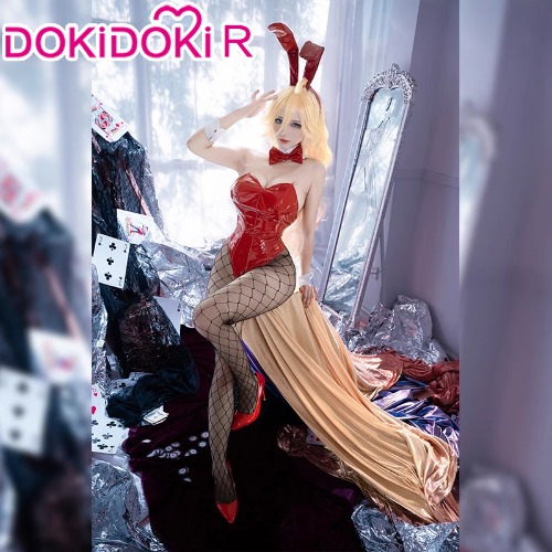 【In Stock】【Size S-2XL】DokiDoki-R Anime Panty & Stocking with Garterbelt Cosplay Panty / Stocking Costume Sexy Bunny Girl | Panty / S