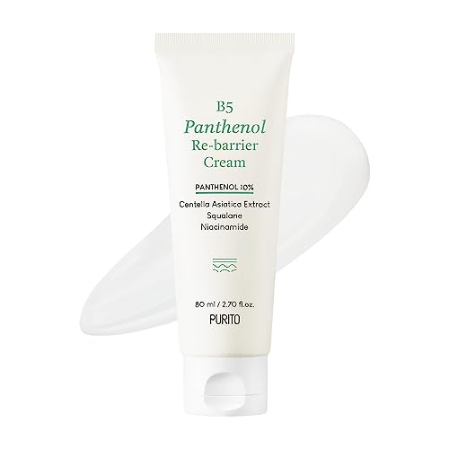 PURITO B5 Panthenol Re-barrier Cream - Vegan & Cruelty-free, rich moisturizing cream