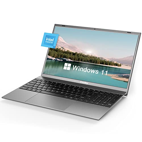 2023 Windows 11 Laptop, 15.6 inch 1920x1080 IPS Display, Coolby 12GB DDR4 RAM / 256GB SSD Laptop Computers, Intel N4120 Quad-Core Processor Notebook PC, Support 2.4G/5G Hz WiFi, BT, Full Size Keyboard - N4120