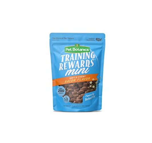 Pet Botanics Training Rewards Mini Treats For Dogs, Bacon, 4 Oz. - Mini - Bacon - 4 Ounce (Pack of 1)