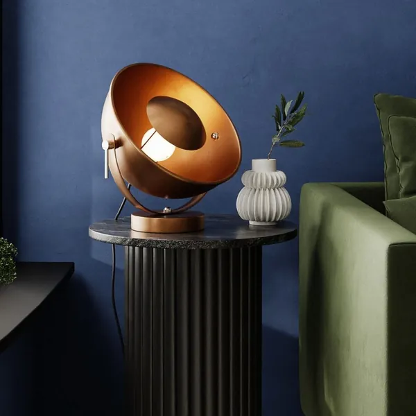 Denver Metal Table Lamp, Copper