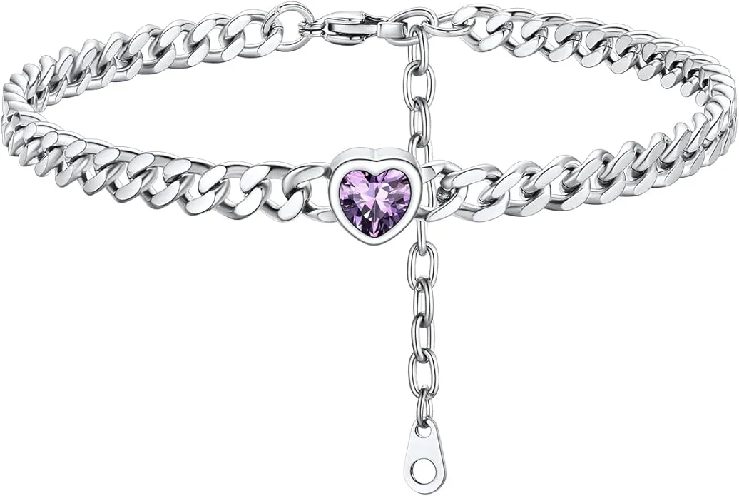 ChainsHouse Cuban Chain Anklets for Women