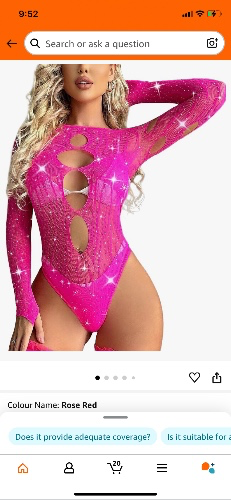 Pink bodysuit