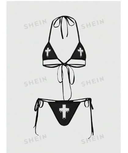 cross bikini