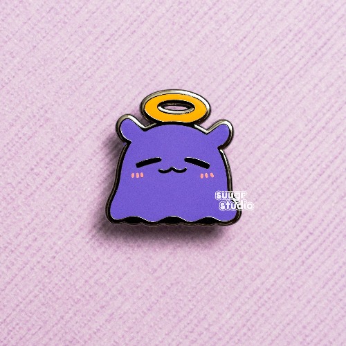 Holo Vtuber Tako Ina Takodachi Enamel Pin - [A Grade] / Locking Clasps