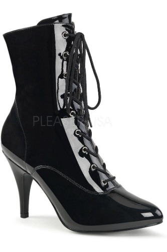 DREAM-1020 Ankle Boot | Black Patent | Black / 10 / Patent