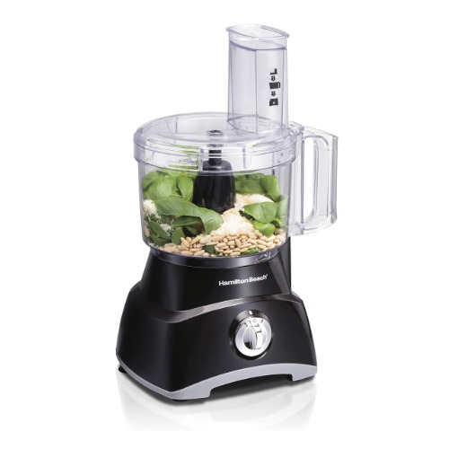 Hamilton Beach Food Processor & Vegetable Chopper for Slicing, Shredding, Mincing, and Puree, 8 Cup, Black - Chopper