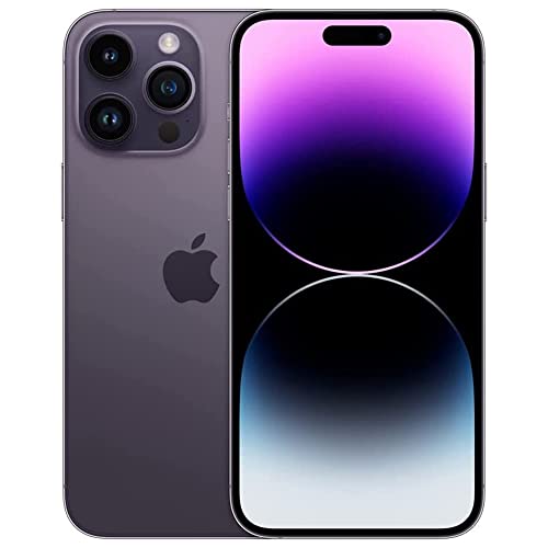 Apple iPhone 14 Pro Max, 1TB, Deep Purple - Unlocked (Renewed) - Deep Purple - 1TB