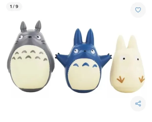 Totoro figures x3