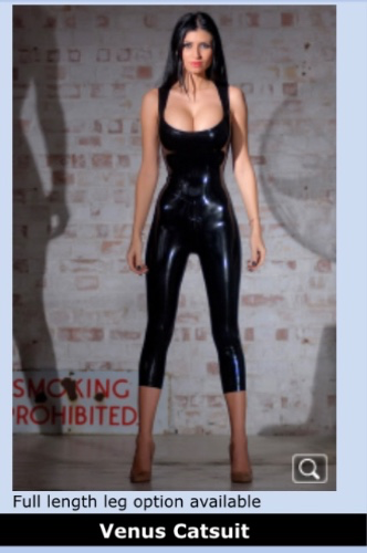 Breathless WOMENS LATEX RUBBER CATSUITS 