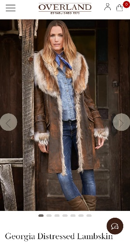 Overland Georgia Lambskin Coat