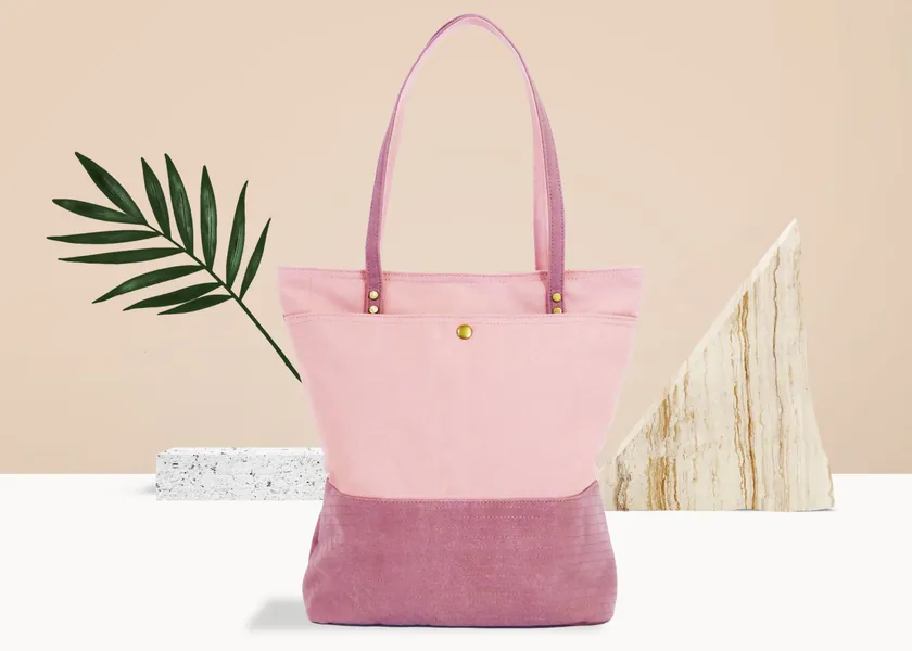 Trendy Tote Bag - Sittin' Pretty Pink