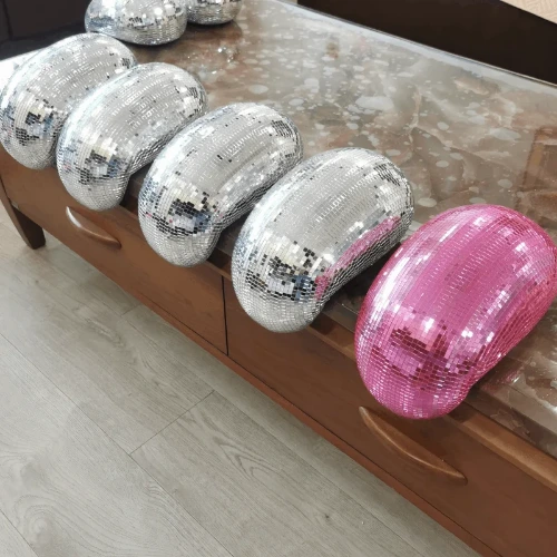 15.6US $ 74% OFF|Melting Disco Ball Wall Decor Maximalist Home Decor Interior Glitter Ball Light Reflected Eye Catching Pop Art Modern Sculpture| |   - AliExpress