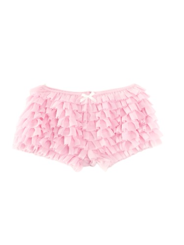 Delicate Chiffon Ruffle Shorts | XS-S