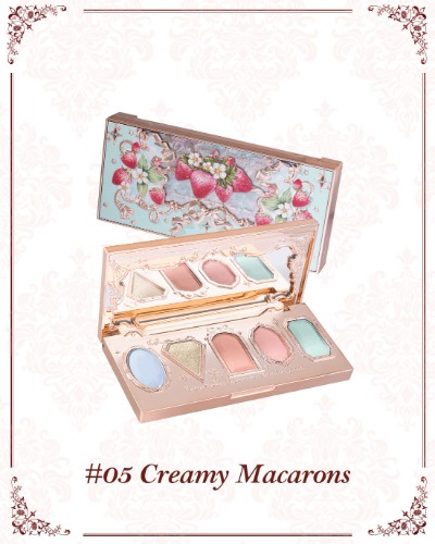 Strawberry Rococo 5 Color Eyeshadow Palette | 05 Creamy Macarons