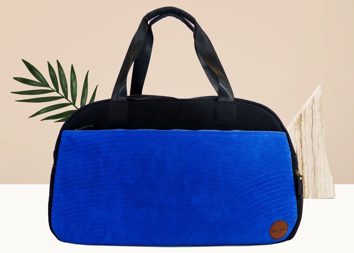 Getaway Duffel Bag - Eternal Optimist Cobalt Blue