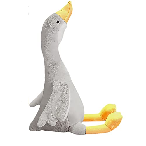 CHELEI2019 15.7" Goose Plush Grey Goose Swan Stuffed Animal Duck Plush Toy,Gifts for Kids - 15.7INCH - Grey