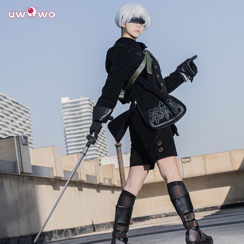 Uwowo Collab Series Nier Automata Cosplay Costume Yorha 9S No.9 Type S Outfit - 【Pre-sale】M