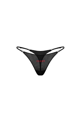 PRN Black Thong - EU M / US 6 / Black
