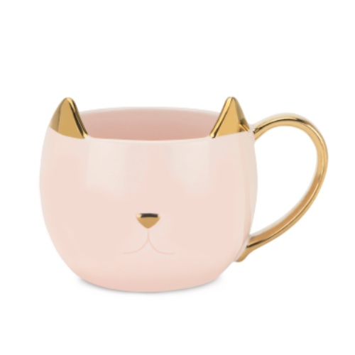 Cat Mug - Pink / None