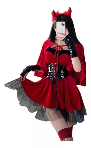 Conjunto De Natal Sexy Pijamas Imp Cosplay Dress