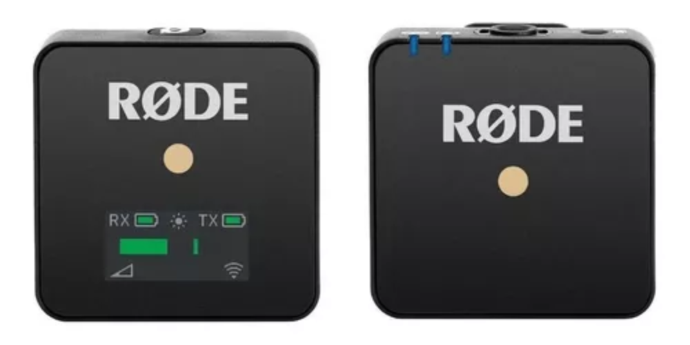 Microfone Rode Wireless GO Condensador Omnidirecional cor preto
