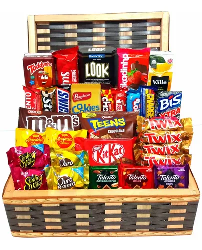 Cesta De Chocolate Presente Páscoa (envio Br)