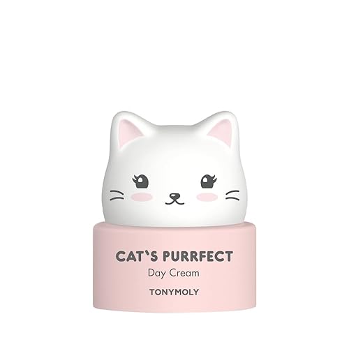 TONYMOLY Cat's Purrfect Day Face Cream, 50 g | Lightweight, Softens and Hydrates with Milk Protein