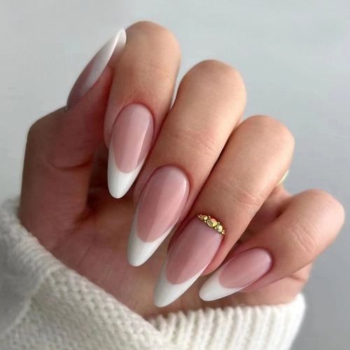Clear Neutral Tone Press On Nails - 1